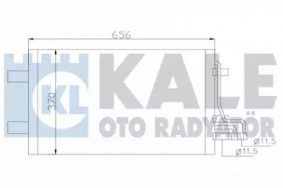 KALE OTO RADYATOR 386100 -  Конденсатор, кондиционер